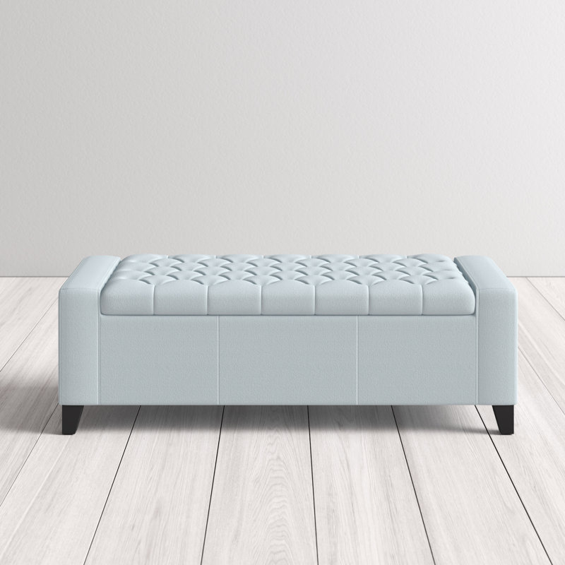 Loni Upholstered Flip Top Storage Bench AllModern